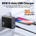 ✨Multi-Port-Adapter, 65 W Schnellladegerät – US-Standard