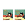 Wandkalender "Katzen chillen mit Büchern" 2026
