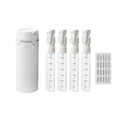 4-in-1 auslaufsicheres, drehbares Reisespender-Set