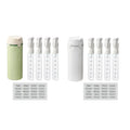 4-in-1 auslaufsicheres, drehbares Reisespender-Set
