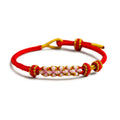 Armband mit Blütenknoten für Großmutter und Enkelin