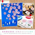Magisches geometrisches Spirograph-Lineal-Set