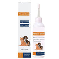 Reinigungsflüssigkeit für Haustierohren (für Katzen und Hunde)