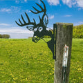 Außenbereich-Garten-Bauernhof-Peeping-Ziege aus Metall, Innendekoration