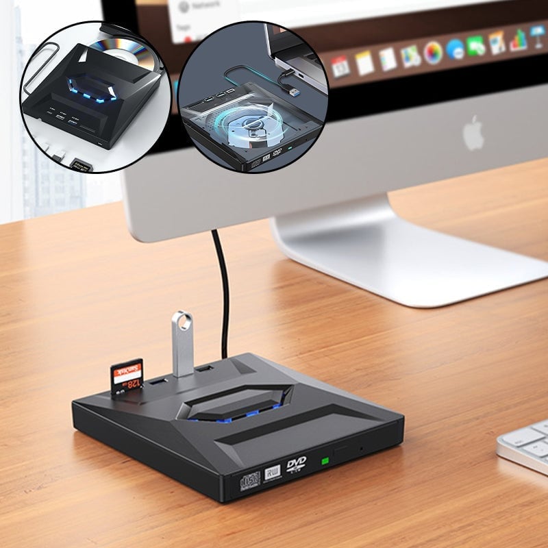 7-in-1 externes USB-DVD-Laufwerk und Blu-ray-Player Zweitbild