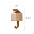 Niedliche Katzen-Schlüsselhaken-Wanddekoration