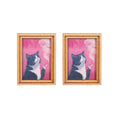 Kühlschrankmagnet mit Katzen-Fotorahmen