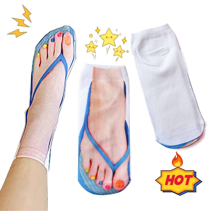 Socken mit Maniküre-Print Hauptbild