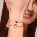 Verstellbare Love-Friendship-Armbänder im Zweier-Pack