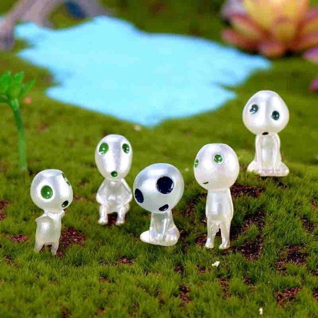 Leuchtende Gartengeist-Miniaturfiguren Zweitbild