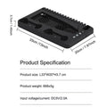 Ladestation-Kühlhalterung für Dual-PS5-Controller
