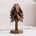 Ein Baum-Tischset mit Massivholzisolierung