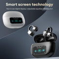 Clip-On-Ohr-LCD-Vollfarb-Touchscreen-Audio-Funkkopfhörer
