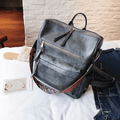 Vintage Rucksack aus PU-Leder
