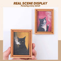 Kühlschrankmagnet mit Katzen-Fotorahmen