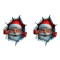 Wandaufkleber-Set Weihnachtsmann