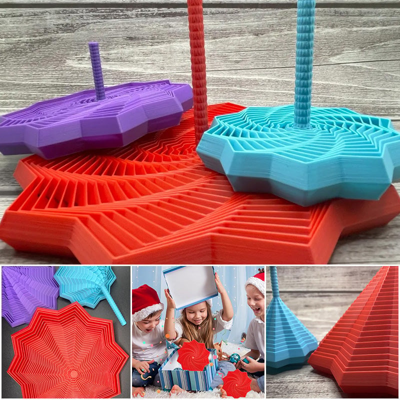 3D-gedrucktes handgeführtes sensorisches Fidget-Sternspielzeug Zweitbild