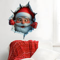 Wandaufkleber-Set Weihnachtsmann