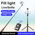 Neuer 6-in-1-Selfie-Stick mit Fülllicht