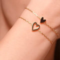 Verstellbare Love-Friendship-Armbänder im Zweier-Pack