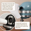 Mehltrichter für Setchen Aid Standmixer