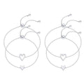 Verstellbare Love-Friendship-Armbänder im Zweier-Pack