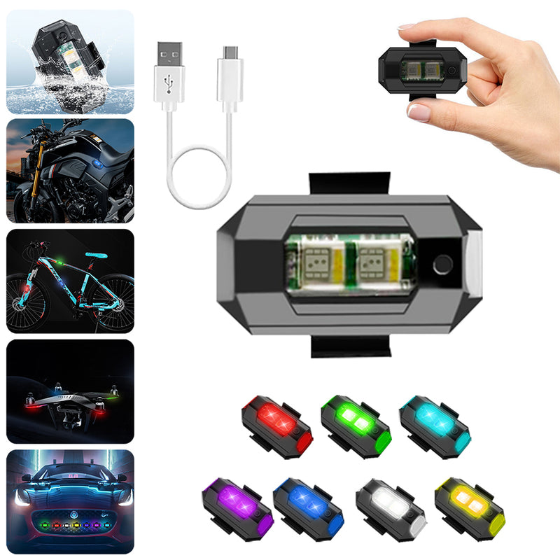 7-Farben-LED-Flugzeug-Blitzlichter und USB-Aufladung Hauptbild