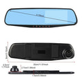 Dual-Recording-HD-Nachtsicht-Dashcam vorne und hinten
