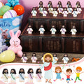 Mini-Jesus-Figuren mit dem Slogan "Jesus liebt dich"