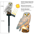Adlerfigur Garten Solarpfosten