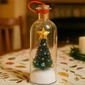 Weihnachtsbaum in einer Flasche