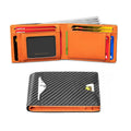 Schmale Herrenbrieftasche mit RFID-Blockierung