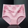 Blumen-Slip mit hohem Bund aus Baumwolle mit Print