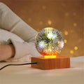 Bunte LED-Kristallkugel-Nachtlampe