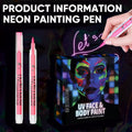 UV-Neon-Schminkmarker, 12 Farben