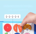 Montessori Magnetisches Buch-Bruchteil-Puzzle für Kinder