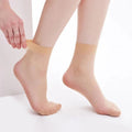 Knöchelhohe transparente Damensocken (10 Paar)