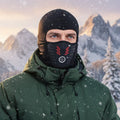Winterliche winddichte Thermo-Fleece-Gesichtsmaske für Radfahren und Außenbereich-Sportarten
