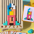 Stapelpuzzle-Set aus Holz