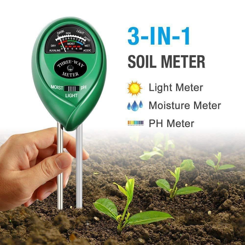 3-in-1-Bodentester-Sets mit Feuchtigkeit Hauptbild