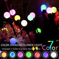 Solar-Garten-LED-Firefly-Steckleuchte