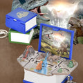 3D-Pop-Up-Buch-Schlüsselanhänger