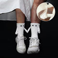 Hand-in-Hand-Socken mit magnetischen Händen