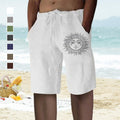 Gerade kurze Hose mit Stretch-Kordelzug für Herren