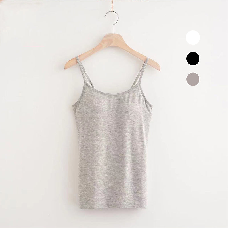 Locker sitzendes Tanktop mit integriertem BH Zweitbild