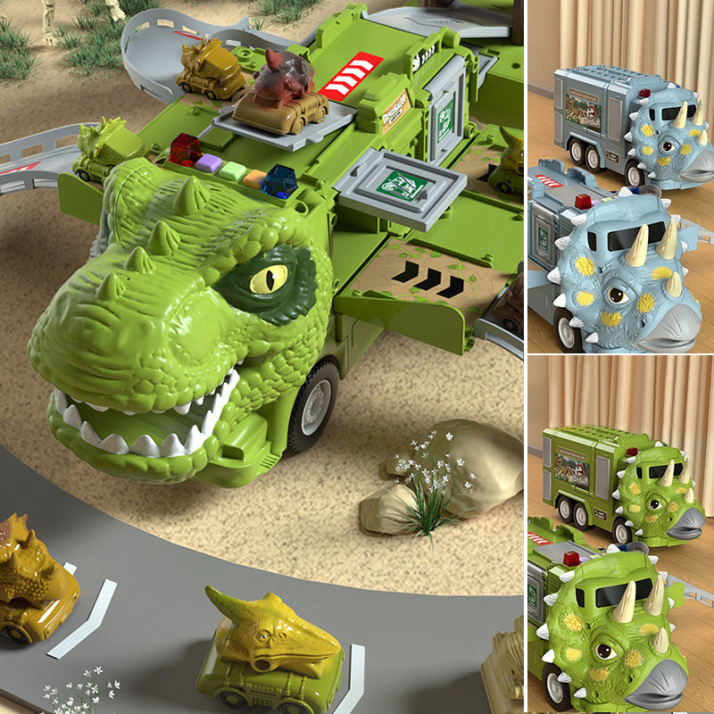 Neues Spielzeugset "Dinosaurier-Transforming-Engineering-LKW-Strecke" Zweitbild
