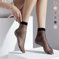 Damensocken aus transparenter Kristallseide