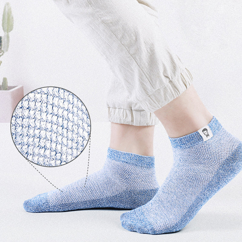 Atmungsaktive, antibakterielle Deodorant-Socken für Herren (5 Stück)