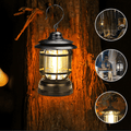 Tragbare Retro-Campinglampe