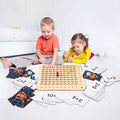Montessori-Multiplikationsbrettspiel aus Holz